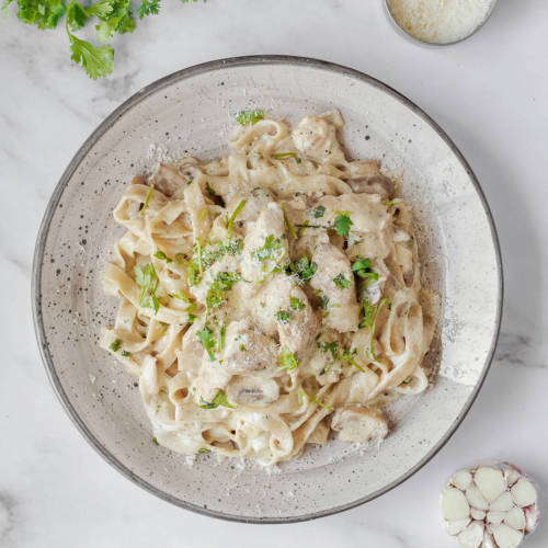 Tagliatelle in Cream Sauce